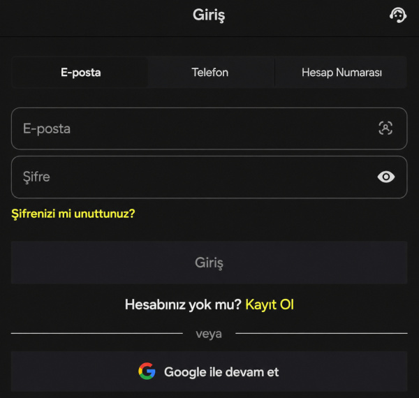 Kişisel hesabınıza nasıl giriş yapılır